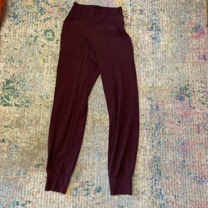 Lululemon Align High Rise Joggers Full Length-Cassis